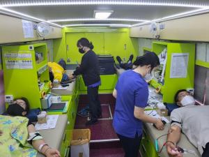 생극면 적십자봉사회, 사랑의 헌혈봉사 진행